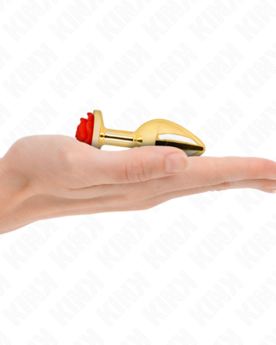 Kink -  Plug Anal Gold Rose Red Size S