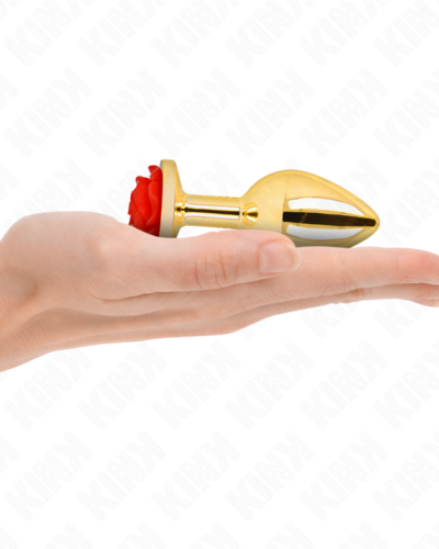 Kink -  Plug Anal Gold Rose Red Size M