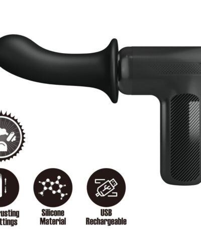 Pretty Love - Dj Doctor Massager 5 Settings Black