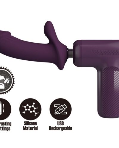 Pretty Love - Dj Scholar Massager 5 Settings Purple