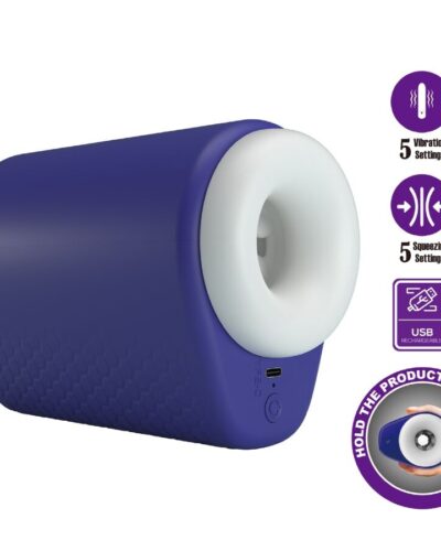 Pretty Love - Dj Lady Male Masturbator With Vibration 5 Settings Purple