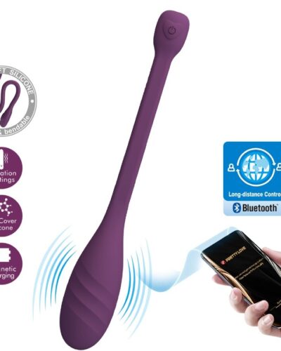 Pretty Love - Leviathan App Controlled Vibrator Purple