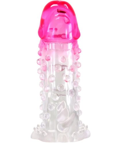 Pretty Love - Wilford Realistic Sheath With Embossed Penis Pink
