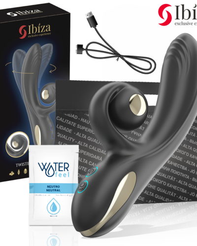 Ibiza - Twister Vibrator With Curve Stimulator And Vibro-Rotation
