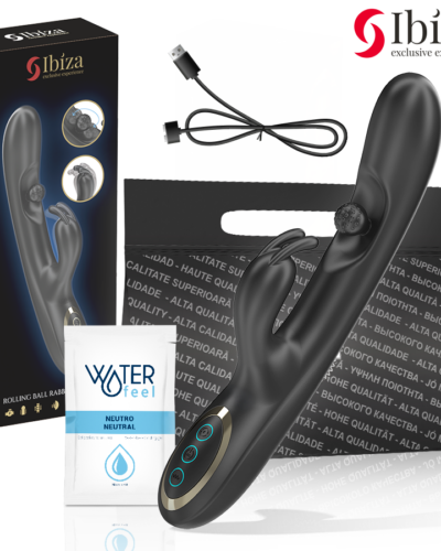 Ibiza - Powerful Rabbit Vibrator With Massaging Rolling Pearl