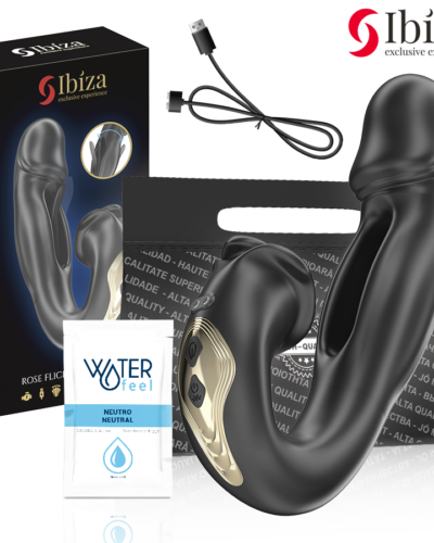 Ibiza - Rose Vibrator Flicking Effect And Clit Stimulator