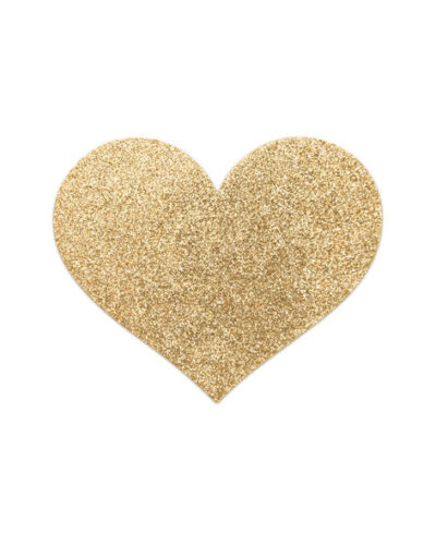 Bijoux - Indiscrets Flash Golden Heart Nipple Covers