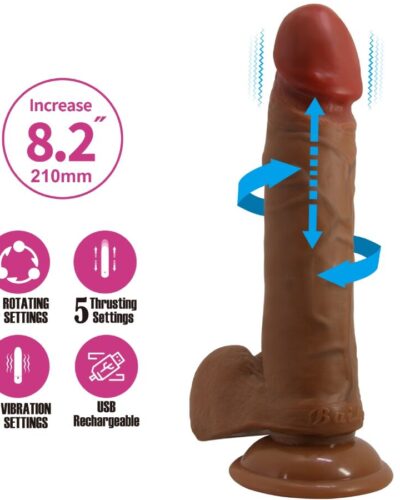 Baile - Abel Realistic Dildo 21 cm Mulatto