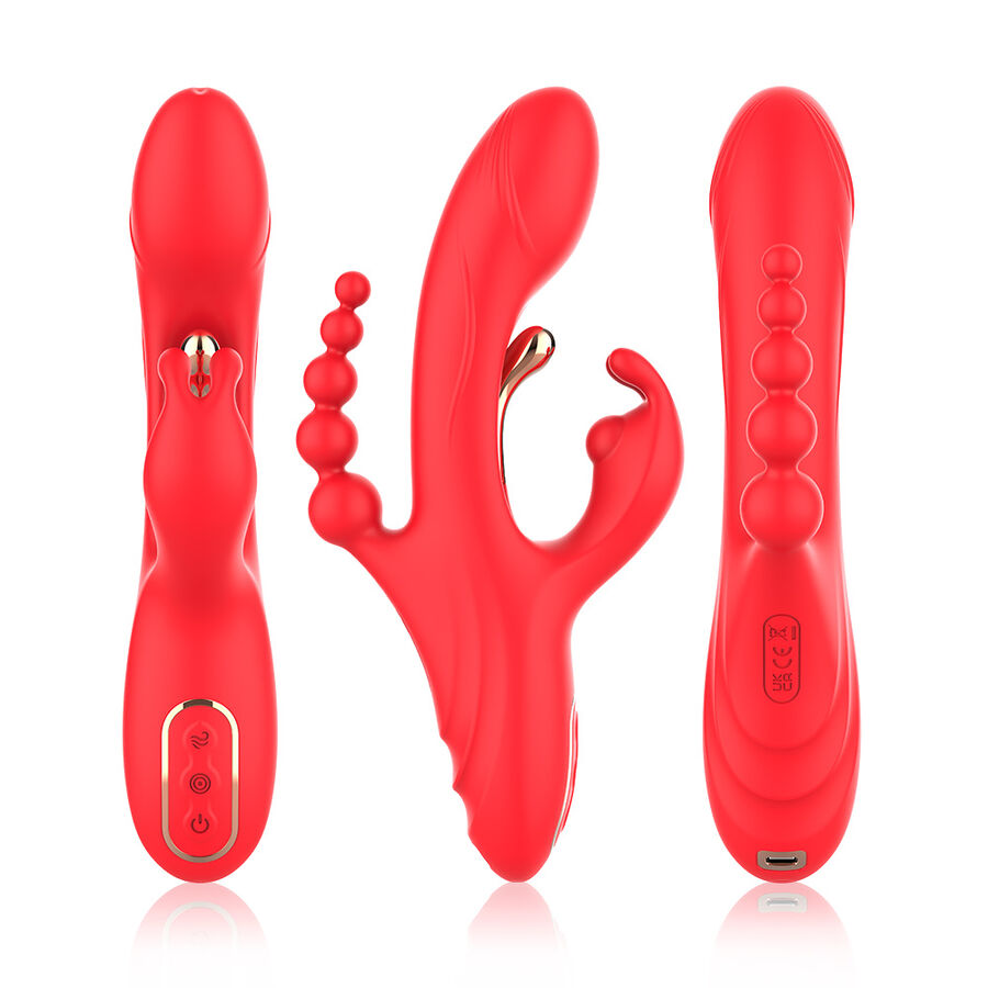 Armony - G-Spot And Clitoris Stimulator Vibrator Red - Image 5