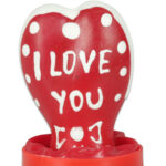 Condomerie - Handpainted Novelty Condoms Heart - I Love You Model 2