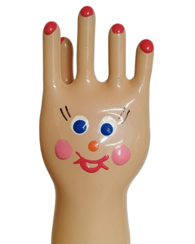 Condomerie - Handpainted Novelty Condoms Big Happy Hand XL