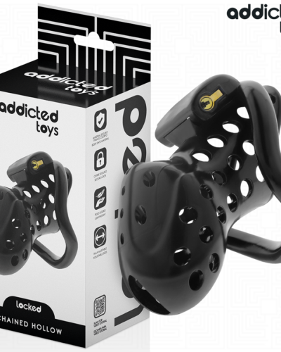 Addicted Toys Locked - Chained Hollow Penis Cage 10.5 cm