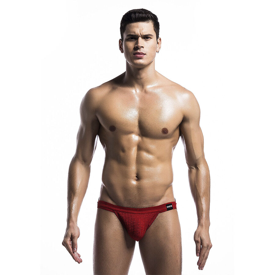 Mob - Red Fetish Jockstrap Swimsuit Size M