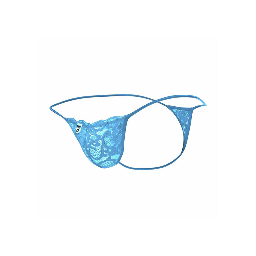 Mob - Aqua Lace Thong Size S/M - Image 5