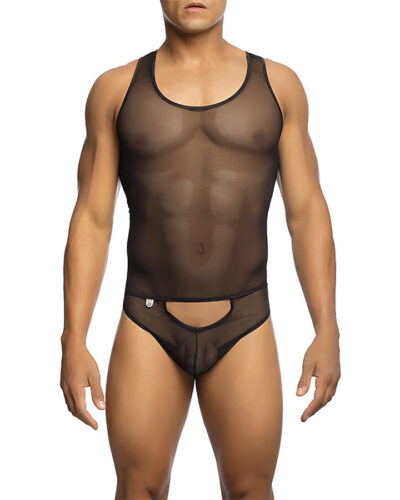 Mob - Transparent Black Bodysheer Size S/M