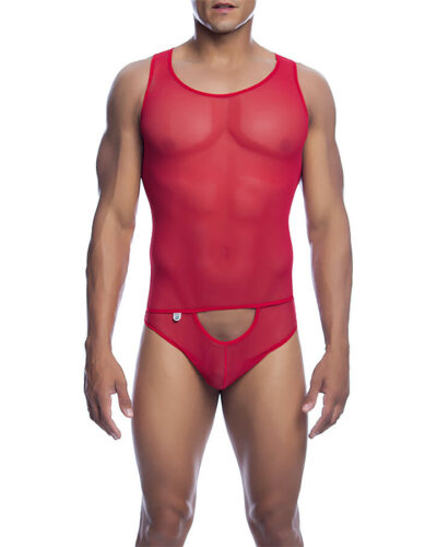 Mob - Red Transparent Bodysheer Size S/M