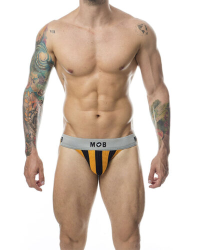 Mob - Classic Jock Stripe Orange Size Xl