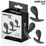 Addicted Toys - Set Of 3 Anal Plug Silicone Model 3