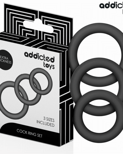 Addicted Toys - Set Of Silicone Rings Model 1