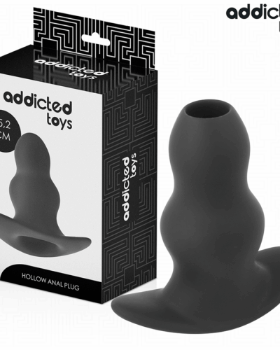Addicted Toys - Hollow Anal Plug Silicone Size XXL 15.2 cm