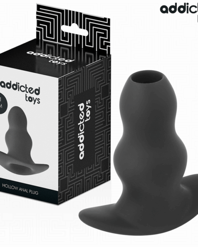Addicted Toys - Hollow Anal Plug Silicone Size L 11.1 cm