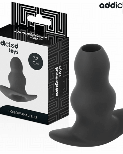 Addicted Toys - Hollow Anal Plug Silicone Size S 7.3 cm