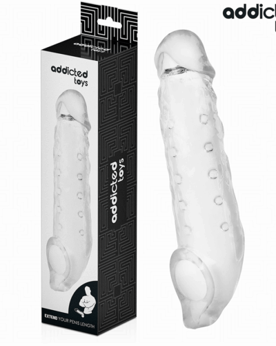 Addicted Toys - Transparent Penis Extenson Size S 23 cm