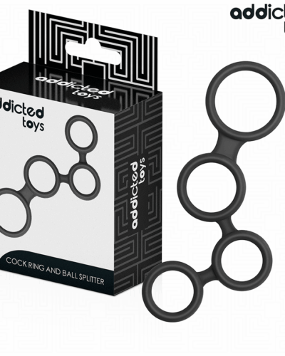 Addicted Toys - Penis Ring With Dividers For Testicles