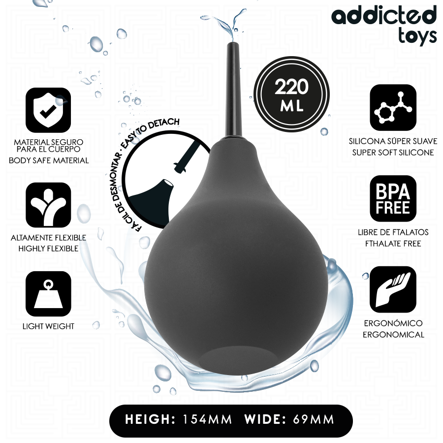 Addicted Toys - Travel Anal Cleaner Size L 220 ml - Image 2