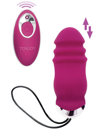 Toyjoy - Happiness Sunn Side Up And Down Vibrator Remote Control Fuchsia