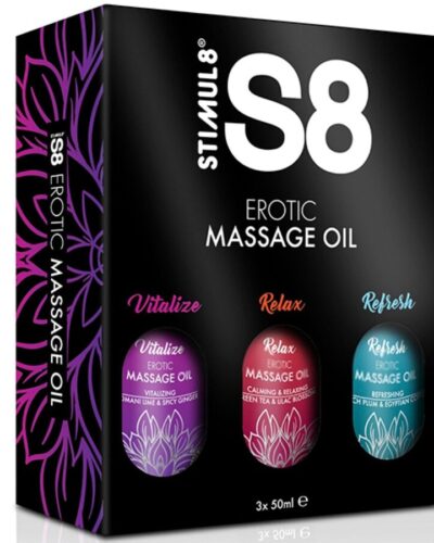 Stimul8 - S8 Massage Oil Box 3 X 50 ml