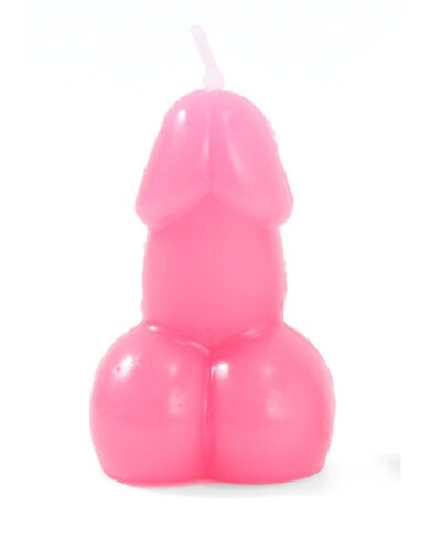 Diablo Picante - Penis Shaped Candle In Fuchsia Color