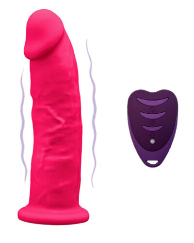 Silexd - Realistic Penis Model 2 Pink + Remote Control Lrs 17 cm