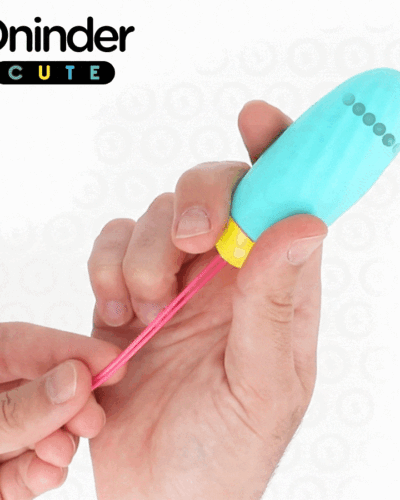Oninder Cute - Love Pleasure Vibrating Egg - Rotating Silicone Gems - Free Global App