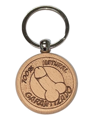 Diablo Picante - Wooden Penis-Shaped Keychain
