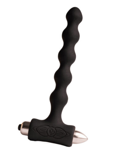 Rocks- Off - Petite Sensations Pearls Anal Plug Vibrator Black