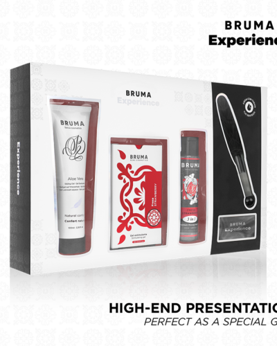 Bruma Xperience - Sweet Strawberry Temptation Kit With Orgasm Enhancer
