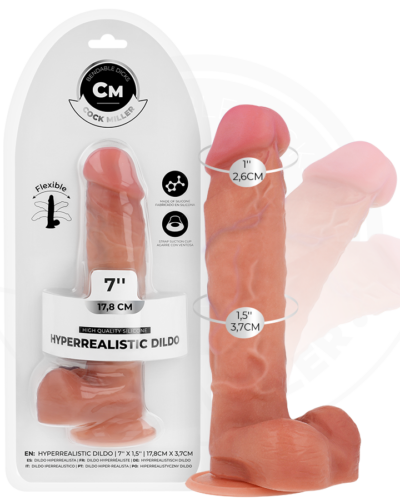 Cock Miller - Hyperrealistic Articulable Dildo 17.8 cm
