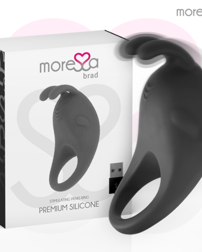 Moressa - Brad Premium Silicone Rechargeable Black