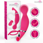 Moressa - Kirk Duo Suction + Multi-Performance Massager Premium Silicone Rechargeable