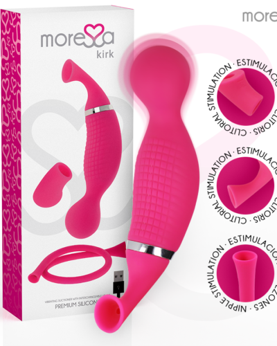 Moressa - Kirk Duo Suction + Multi-Performance Massager Premium Silicone Rechargeable