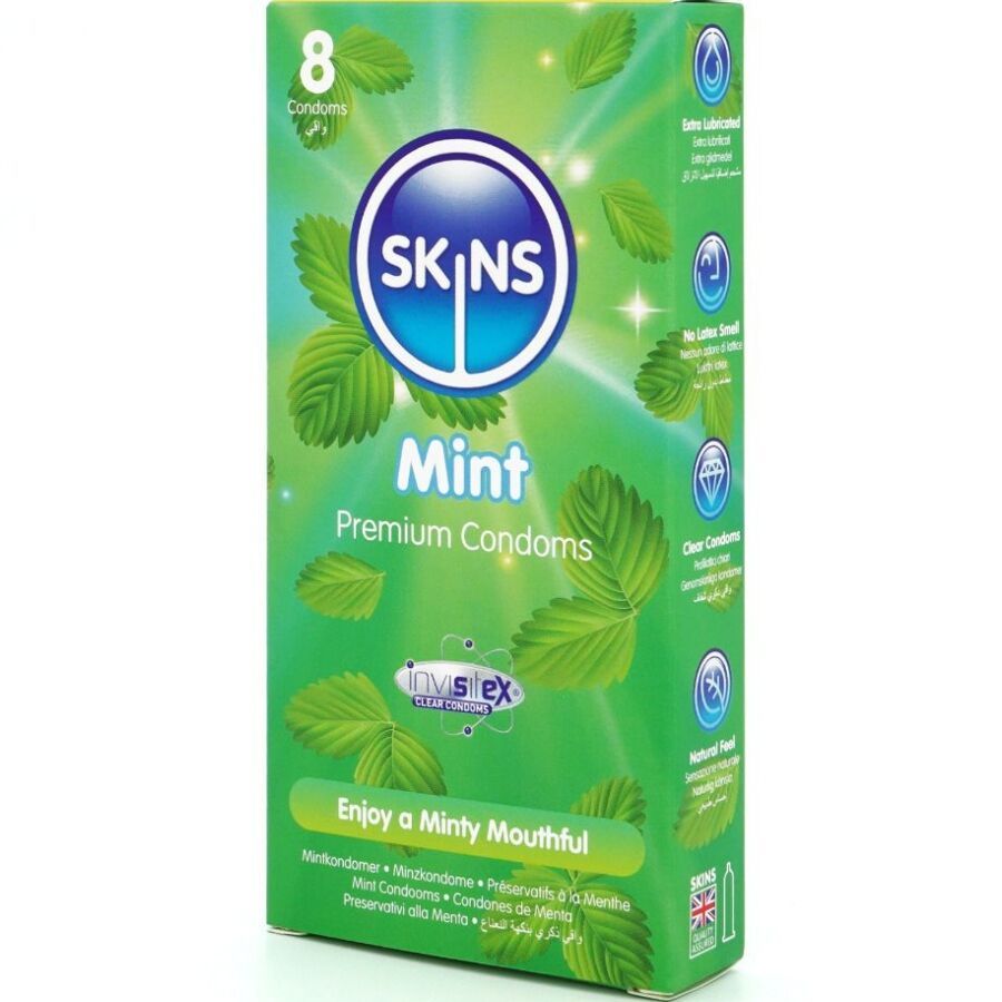 Skins - Mint Premium Condoms Pack 8 - Image 2