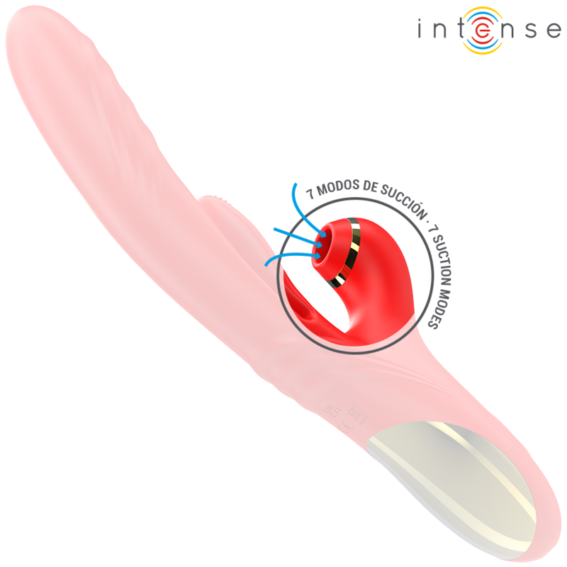 Intense - Karol Multifunction Vibrator Thrust Stimulation Stimulating Waves Red - Image 3