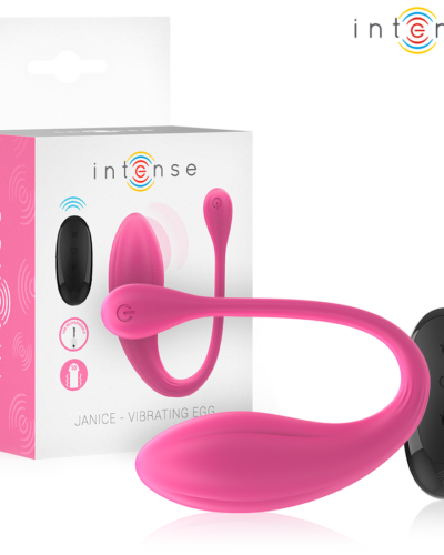 Intense - Janice U Vibrator Double Stimulation 10 Vibrations Pink Remote Control