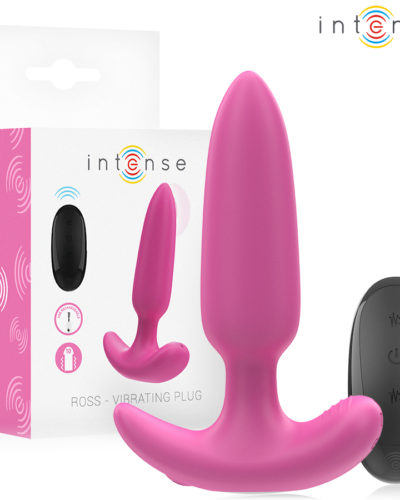 Intense - Ross Anal Plug 10 Vibrations Pink Remote Control