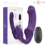 Intense - Jill Double Vibrator 20 cm Purple Remote Control