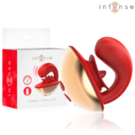 Intense - Mariah Vibrator  Stimulator In U Shape 10 Vibrations Red