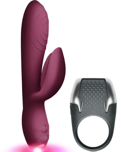 Climaximum - Lamour Kit Rabbit Vibrator + LED Cock Ring