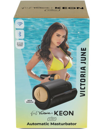 Kiiroo - Keon Wifi Combo Victoria June Automatic Masturbator + Feel Stroker