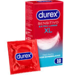 Durex - Sensitive XL Condoms Extra Largue 10 Units